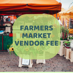 SINGLE Farmers Market Vendor Fee